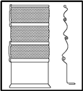 Curved Lath shutter diagram